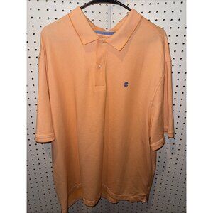 IZOD Advantage Performance Polo Men’s XXL Orange Stretch Golf Shirt